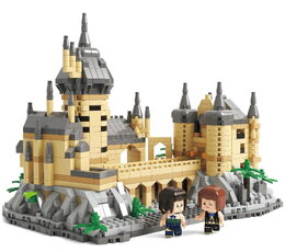 Stavebnice mini KOCO Magický hrad plast 1132ks v krabičce 15x20x8cm