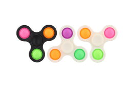 Spinner bubble pops plast 7cm 3 barvy v sáčku