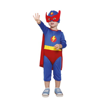 KOSTÝM KLUK Superhrdina s maskou vel. 3-4 roky