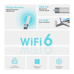 Síťová karta TP-Link Archer TX20UH, Wi-Fi 6 AX1800