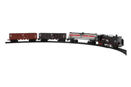 Vlak s kolejemi plast 104x68cm na baterie se světlem se zvukem v krabici