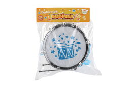 Buben/Bubínek plast 23x10cm s popruhem a paličkami v sáčku