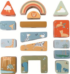 2Kids Toys Nasazování kostek Safari