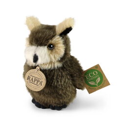 Rappa Plyšový pták sova/výr 13 cm ECO-FRIENDLY