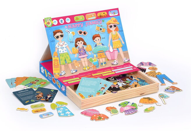 2Kids Toys Magnetické oblékání Rodina