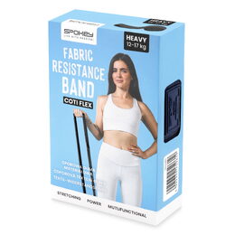 Spokey COTI FLEX HEAVY Posilovací textilní guma, 12-17 kg