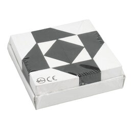 Detoa Hlavolam Tangram černobílý