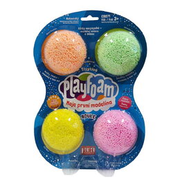 PlayFoam Modelína/Plastelína kuličková 4pack - 4 barvy na kartě