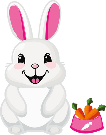 Králík Ben plyš/plast 16x17cm na baterie se zvukem s pohybem v krabici 13x19x18cm