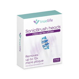 TrueLife SonicBrush Clean-series heads Whiten white 8 pack