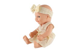 Panenka/miminko měkké tělo plast 20cm mix druhů 12ks v boxu