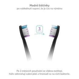 TrueLife SonicBrush Clean-series heads Sensitive black 8 pack
