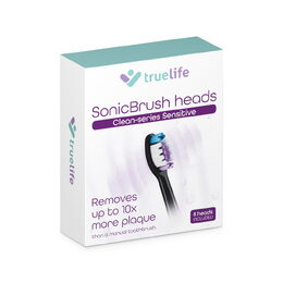TrueLife SonicBrush Clean-series heads Sensitive black 8 pack