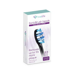 TrueLife SonicBrush Clean-series heads Whiten black 2 pack