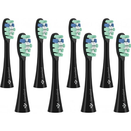 TrueLife SonicBrush Clean-series heads Standard black 8 pack