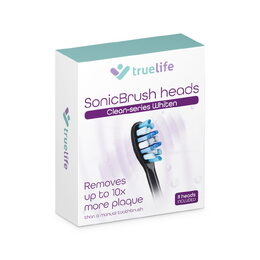 TrueLife SonicBrush Clean-series heads Whiten black 8 pack