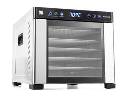 Sušička ovoce G21 Breezer s UV funkcí, nerez