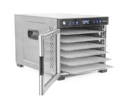 Sušička ovoce G21 Breezer s UV funkcí, nerez