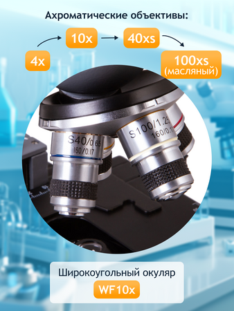 Mikroskop Levenhuk 320 BASE monokulární