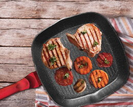 BERLINGERHAUS Sada nádobí s mramorovým povrchem 11 ks Burgundy Metallic Line BH-7142