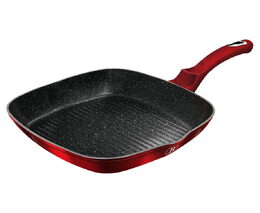 BERLINGERHAUS Sada nádobí s mramorovým povrchem 11 ks Burgundy Metallic Line BH-7142