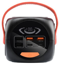 Powerbanka GoGEN 60000mAh, PB600001B, PD65W - černá/oranžová