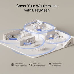 WiFi extender TP-Link Mercusys ME25BE AP/Extender/Repeater, WiFi7,  BE3600, 1x GLAN