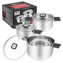 RESTO 92214 Sada hrnce a poklice 6ks (ANSER)