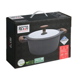 RESTO 93903 Hrnec s pokličkou 24 cm, 4.2l (RAN)