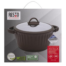 RESTO 94003 Hrnec s pokličkou 24 cm, 4.6l (ASCELLA)