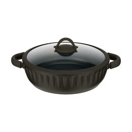 RESTO 94006 Nízký hrnec s pokličkou 28 cm, 4.2l (ASCELLA)