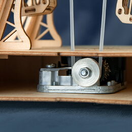 RoboTime 3D dřevěná skládačka hrací skříňky Ruské kolo