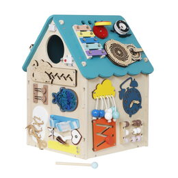 2Kids Toys Activity board Domeček tyrkysový