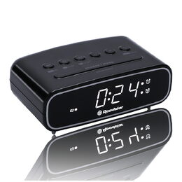 Radiobudík Roadstar, CLR-2310/BK, FM, 2 x alarm, LCD displej, 0,35 W RMS
