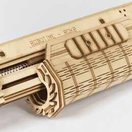 RoboTime 3D dřevěné mechanické puzzle Brokovnice Terminátor