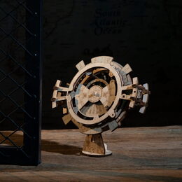 RoboTime 3D dřevěné mechanické puzzle Stolní kalendář