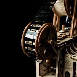 RoboTime 3D dřevěné mechanické puzzle Filmový projektor