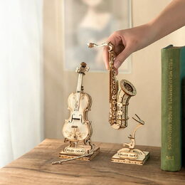 RoboTime 3D dřevěná skládačka Violoncello