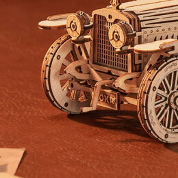 RoboTime 3D dřevěná mechanická skládačka Historické auto