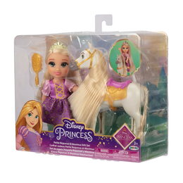 Panenka Disney Princezna Locika/Belle a koník Maxmus/Phillipe