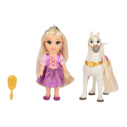 Panenka Disney Princezna Locika/Belle a koník Maxmus/Phillipe