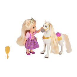 Panenka Disney Princezna Locika/Belle a koník Maxmus/Phillipe