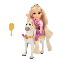Panenka Disney Princezna Locika/Belle a koník Maxmus/Phillipe