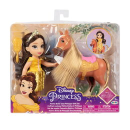 Panenka Disney Princezna Locika/Belle a koník Maxmus/Phillipe