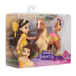 Panenka Disney Princezna Locika/Belle a koník Maxmus/Phillipe