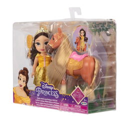 Panenka Disney Princezna Locika/Belle a koník Maxmus/Phillipe