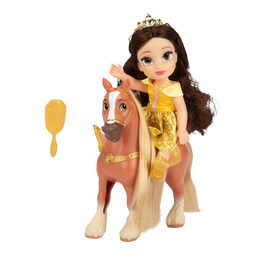 Panenka Disney Princezna Locika/Belle a koník Maxmus/Phillipe