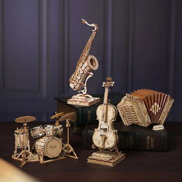 RoboTime 3D dřevěná skládačka Violoncello