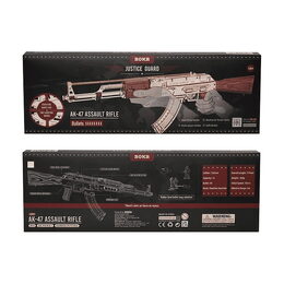 RoboTime 3D Dřevěné mechanické puzzle Útočná puška AK-47
