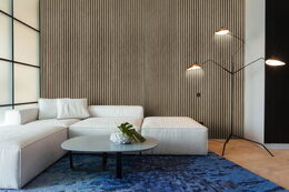 Zakončovací lišta G21 pro akustický panel, ořech